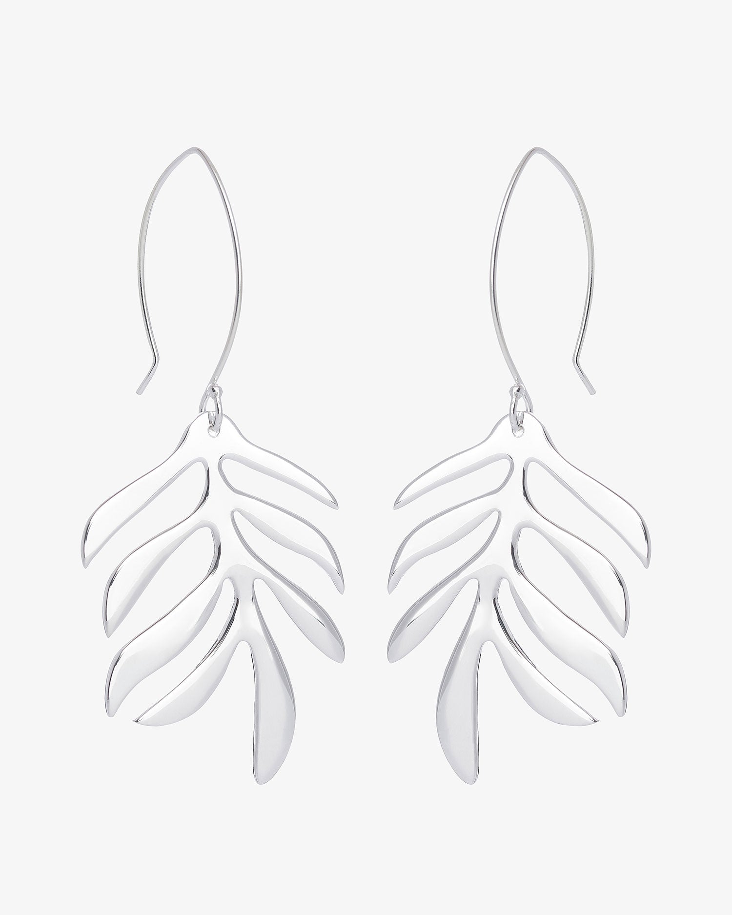 Autumn Leaf earrings silver