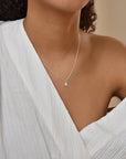Beach single necklace silver