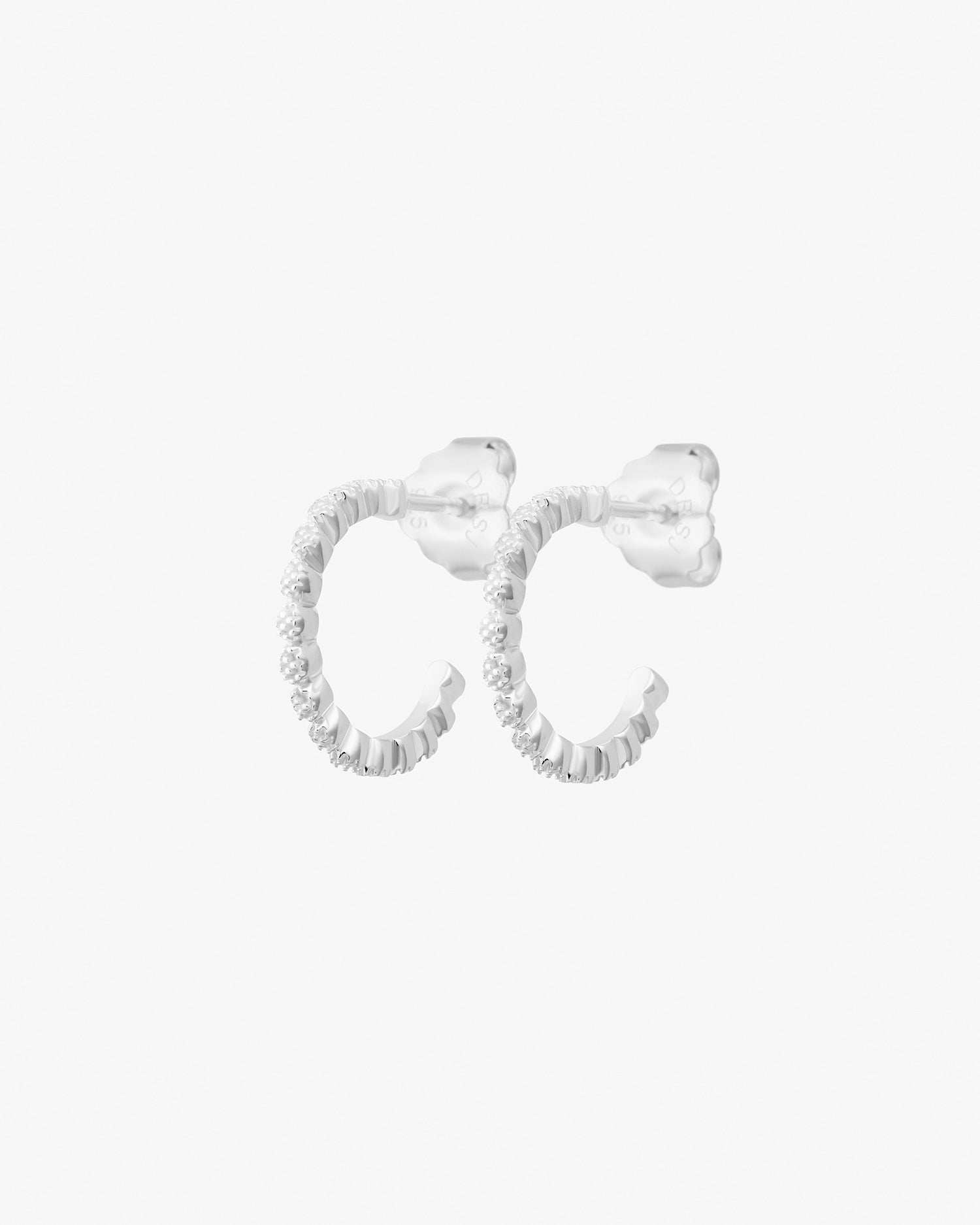 Bliss hoops silver