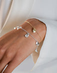 Botanica drop full bracelet silver