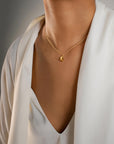 Botanica drop necklace gold
