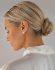 Botanica drop studs silver