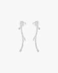 Branch earrings silver