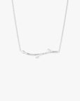 Branch necklace silver