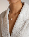 Branch pearl necklace gold