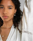 Branch pearl necklace gold