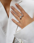 Breeze ring silver