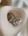 Breeze ring silver