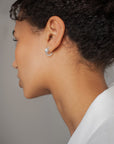 Breeze small hoops silver
