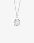 Coral necklace silver