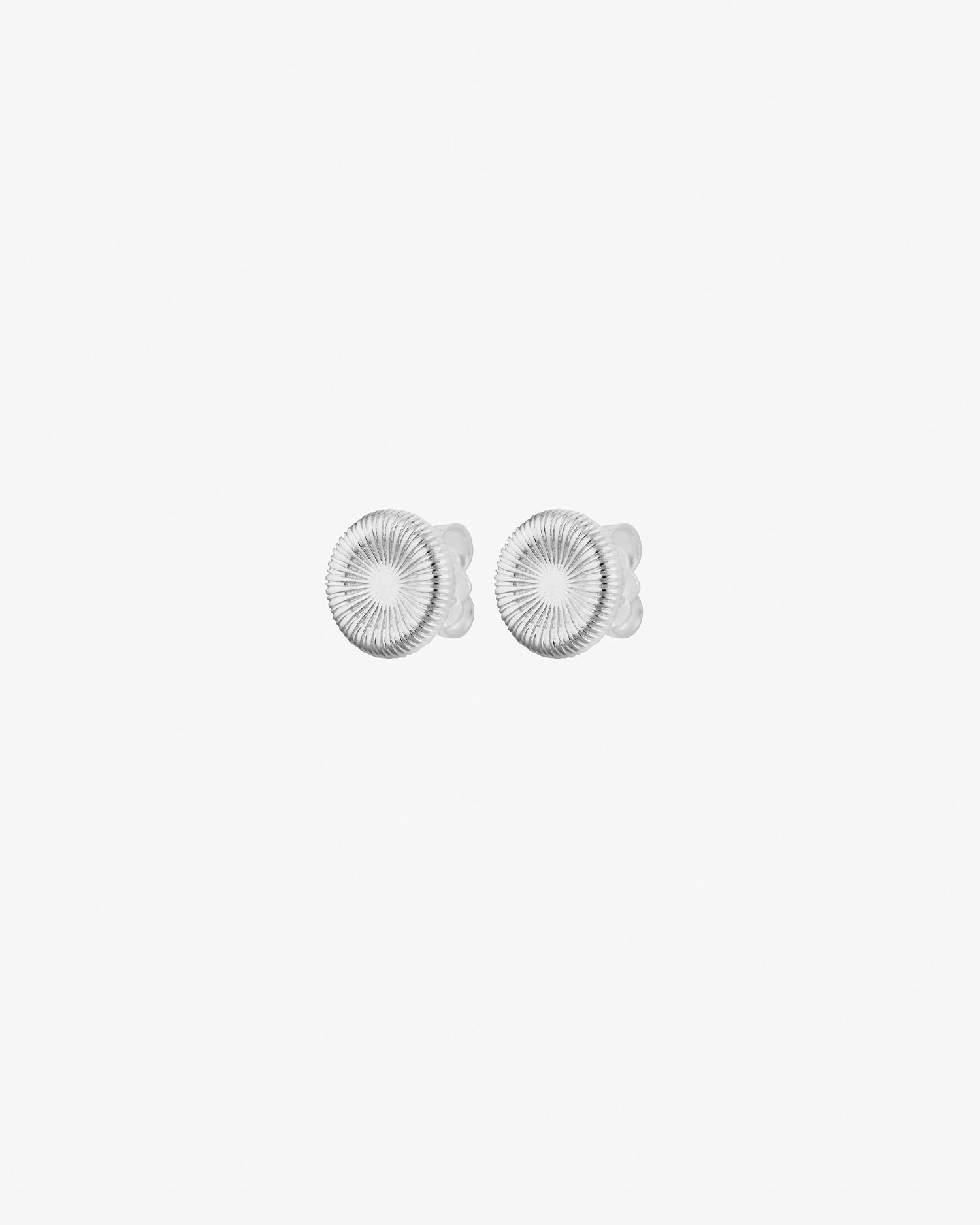 Coral small studs silver