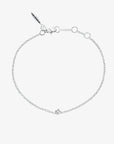Diamond Sky drop bracelet silver