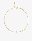 Diamond Sky drop bracelet gold