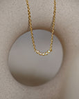 Diamond Sky fall necklace gold