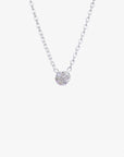 Diamond Sky single necklace silver