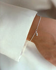 Droplet bracelet silver