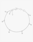 Droplet full bracelet silver