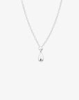 Droplet necklace silver