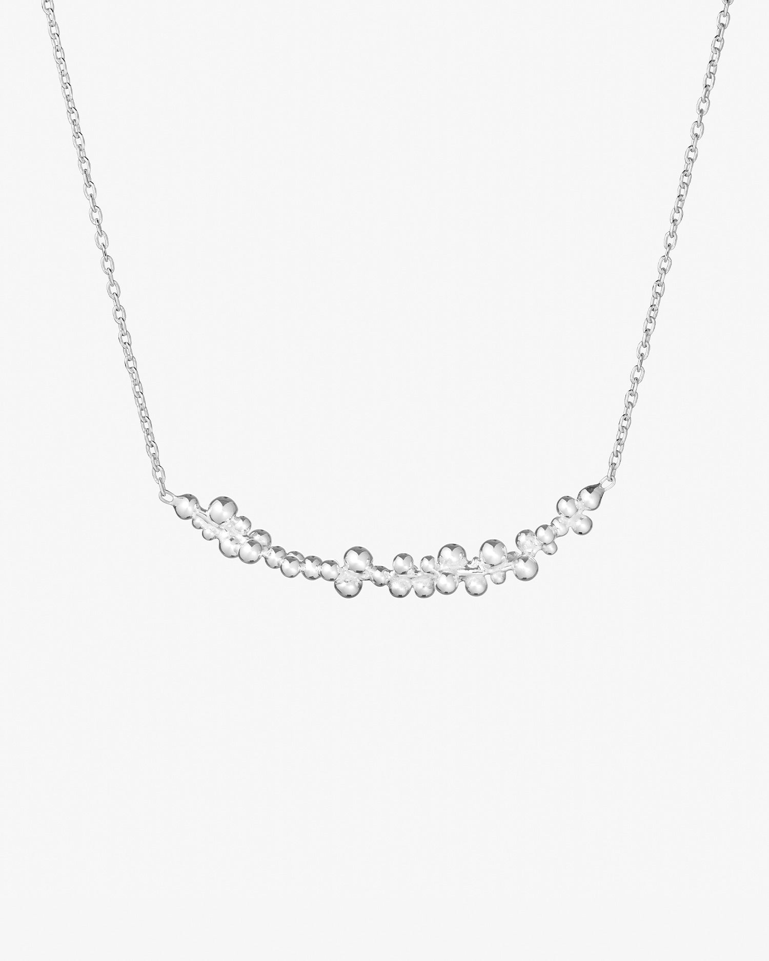 Drops grande necklace silver