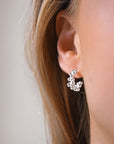 Drops small hoops silver