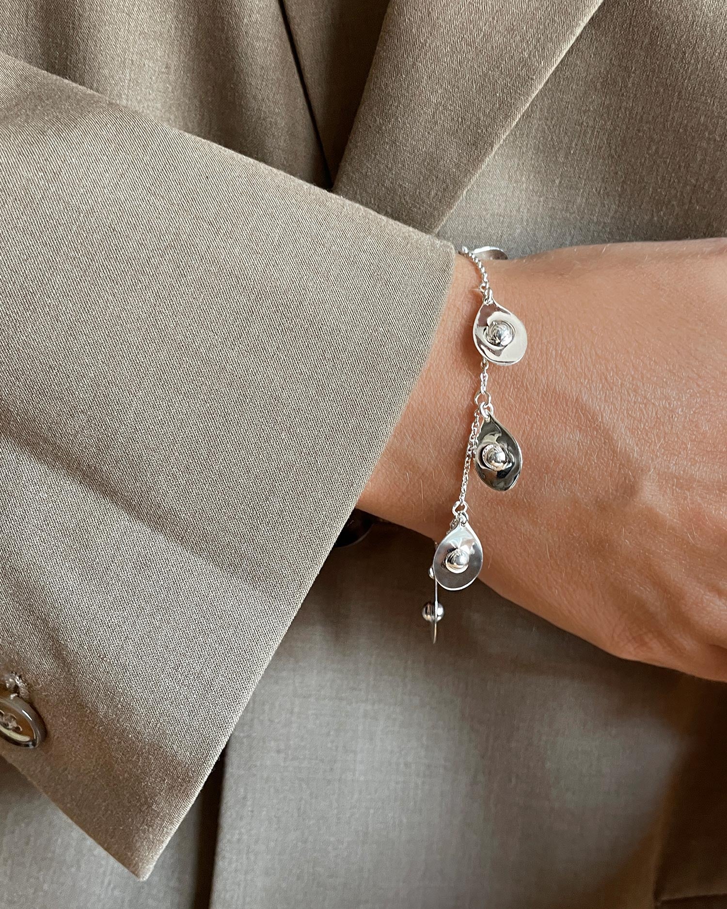 Elm full bracelet silver