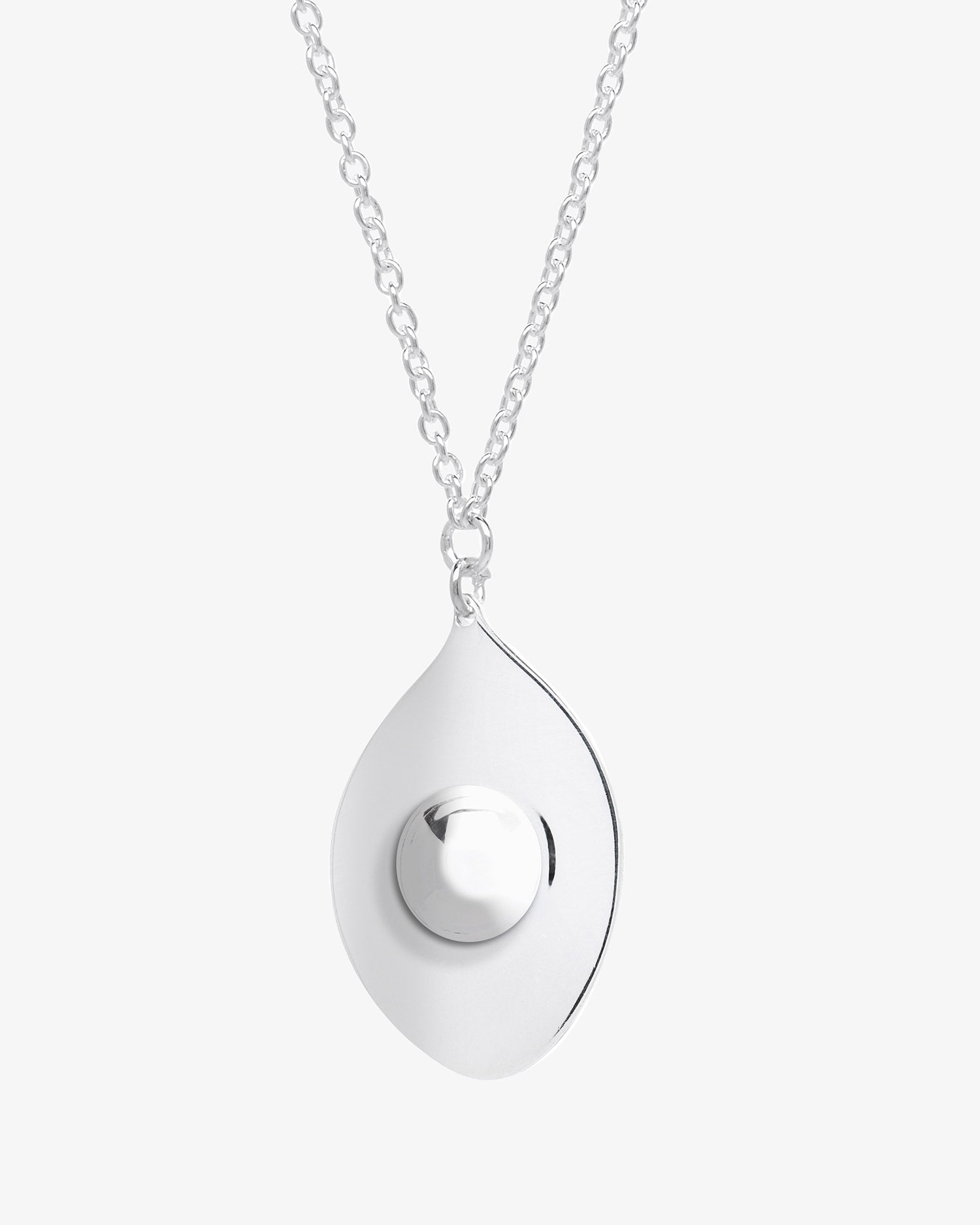 Elm necklace silver