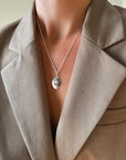 Elm necklace silver