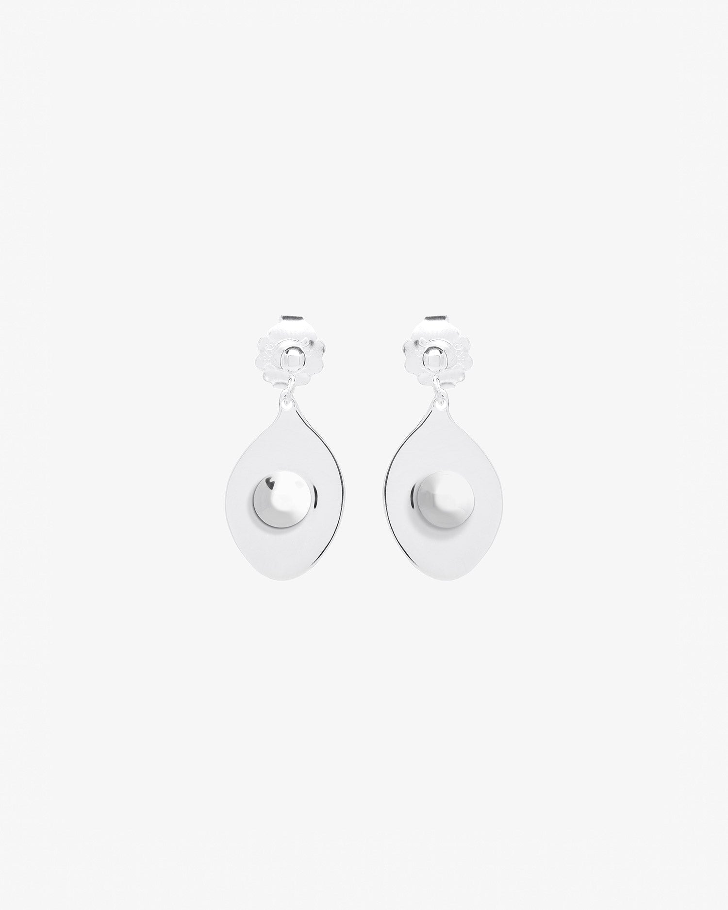 Elm small earrings silver