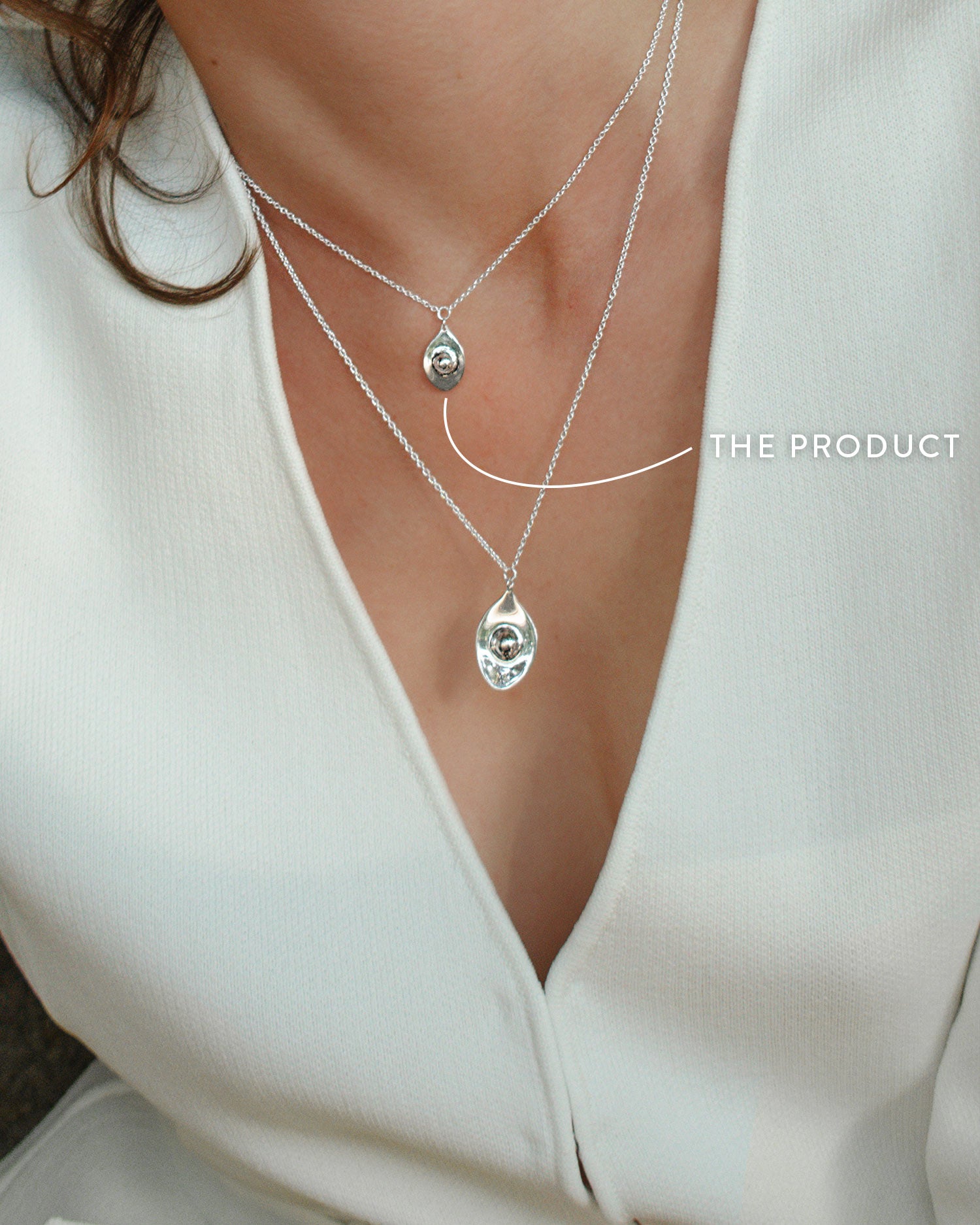 Elm small necklace silver