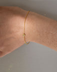 Empower drop bracelet gold
