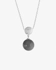 Enigma single necklace silver