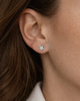 Etoile studs diamond gold