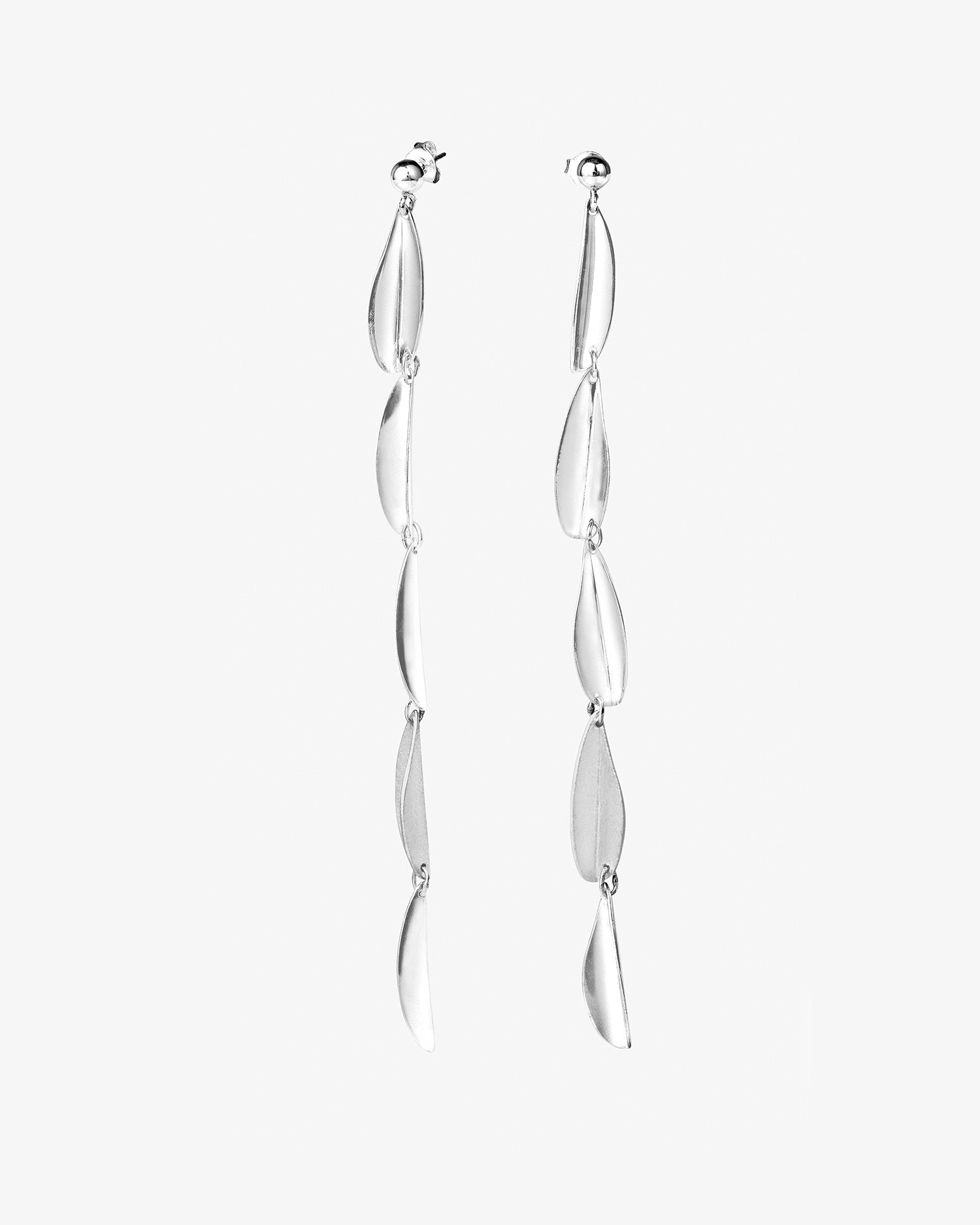 Evening grande earrings silver – Drakenberg Sjölin