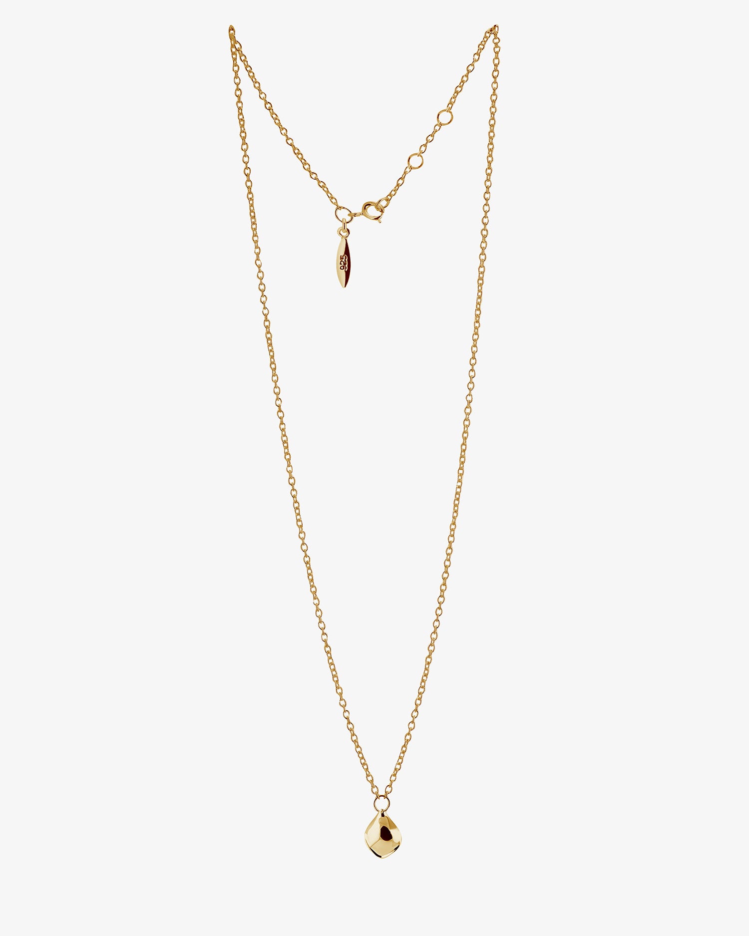 Gaias Grace drop necklace gold