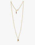 Gaias Grace drop necklace gold