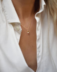 Gaias Grace drop necklace gold