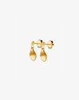 Gaias Grace drop studs gold