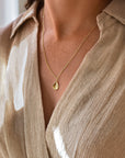 Gaias Grace single necklace gold