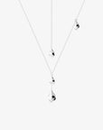 Gaias Grace small single necklace long silver