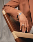 Gardenia bracelet silver