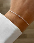Hope single bracelet silver