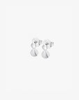 Hortensia drop studs silver