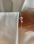Hortensia small bracelet silver