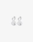 Hortensia small earrings silver