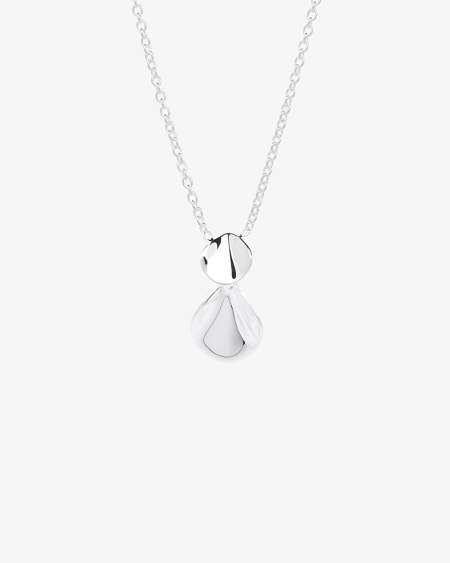 Hortensia small necklace silver