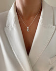Hortensia small necklace silver