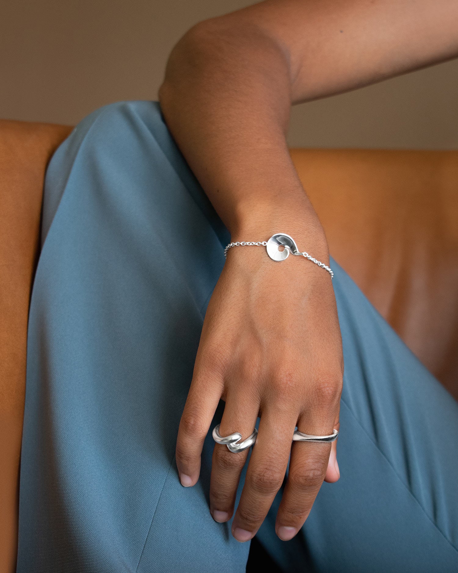 La Vie small bracelet silver