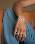 La Vie small bracelet silver