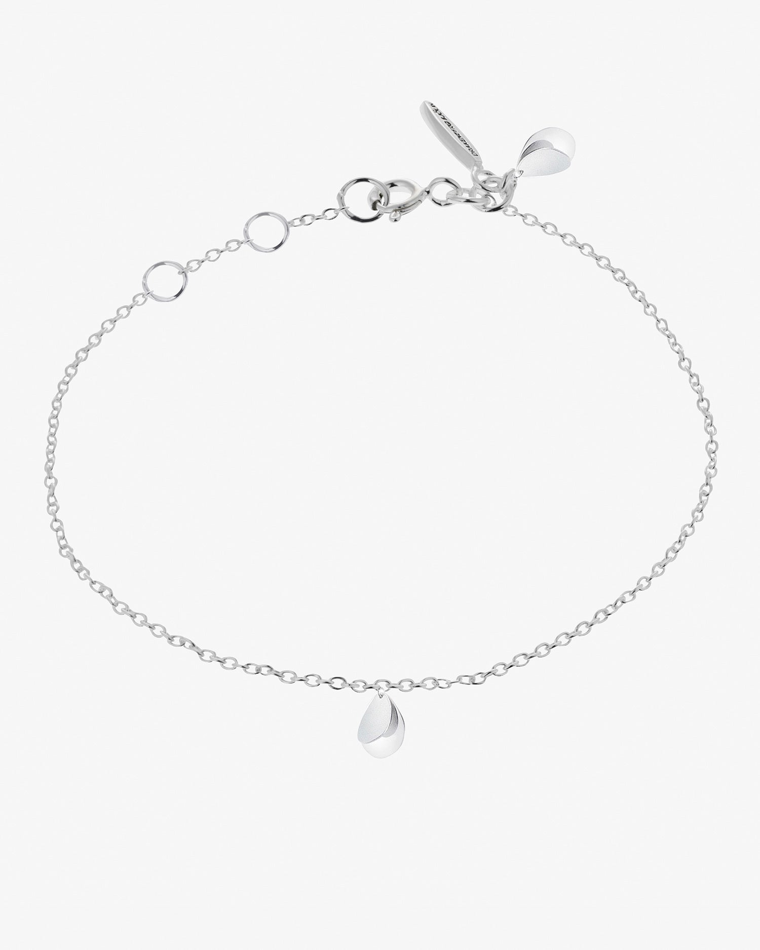 Lakeside drop bracelet silver