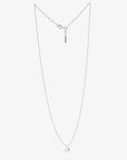 Lakeside drop necklace silver